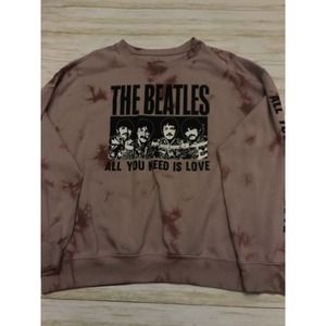 The Beatles All You Need Is Love Sweatshirt Women’s XL